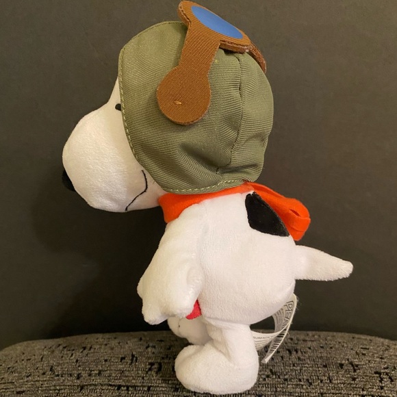 Vintage Peanuts Pilot Snoopy Plush - 6 1/2” - Picture 2 of 4